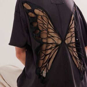 Free People Butterfly Tee